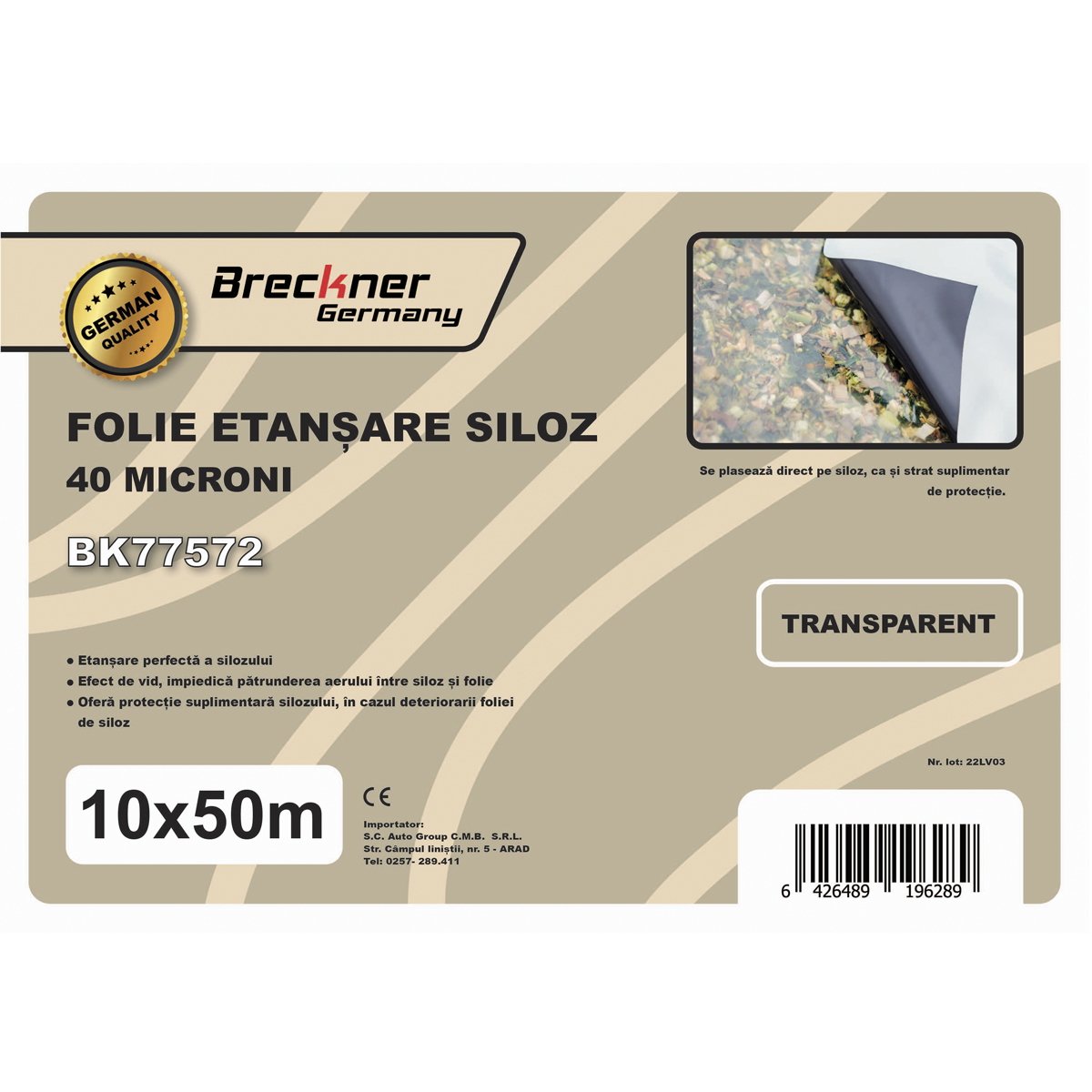 Folie siloz 10x50m 40 microni Breckner Germany